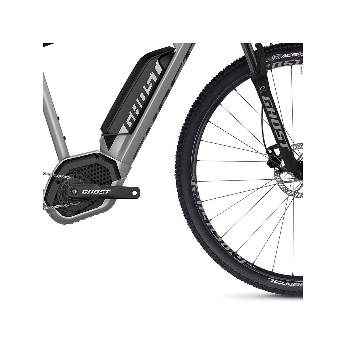 Ghost Hybride Square Cross B2.9 AL, iridium silver/jet black - Bild 4