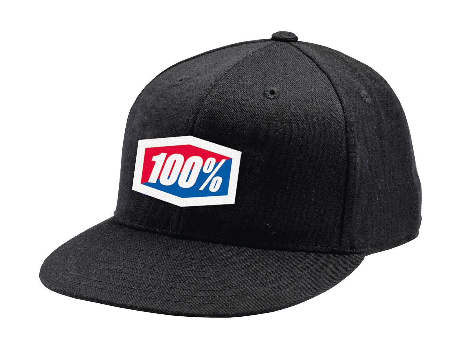 100% Essential Fitted Hat, black - Bild 1