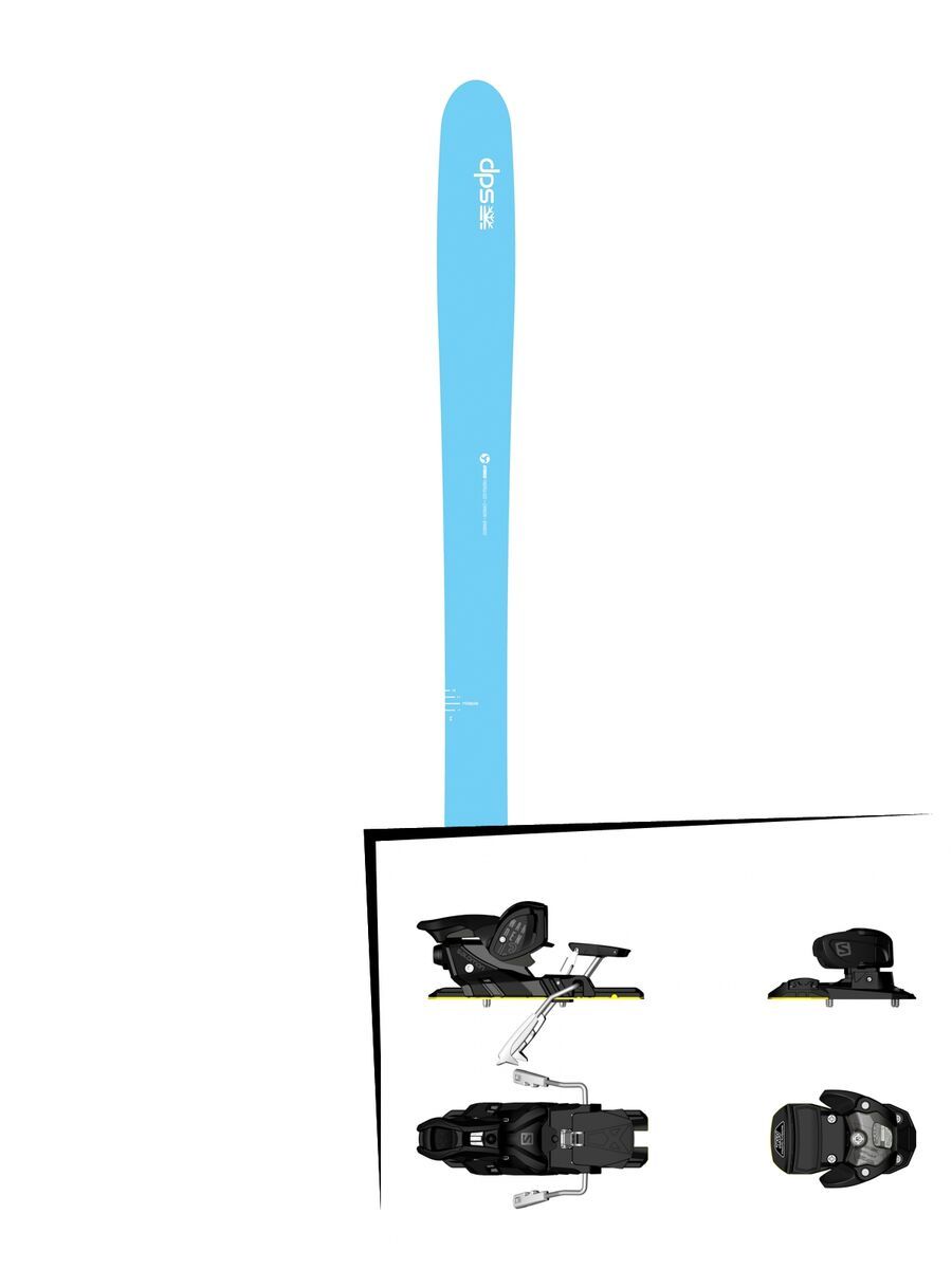 DPS Skis Set: Nina 99 Hybrid 2016 + Salomon Warden MNC 13 - Bild 1