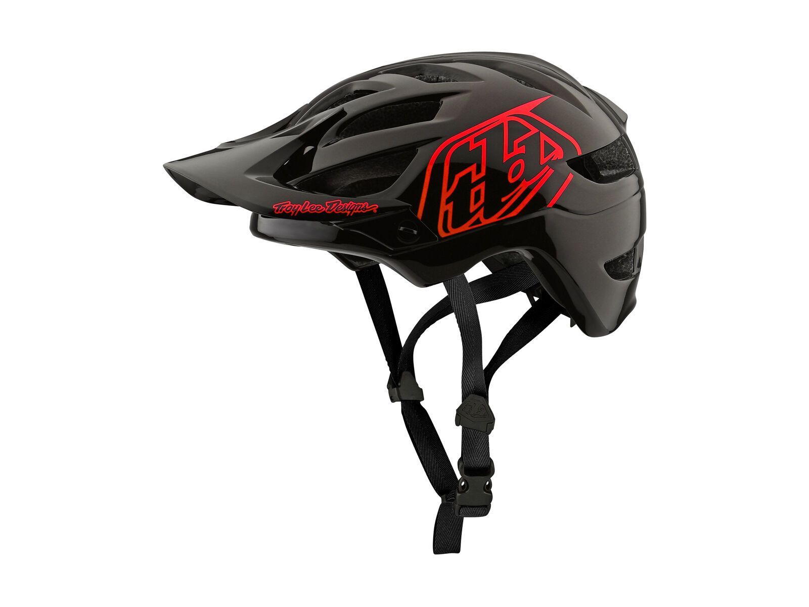 TroyLee Designs A1 Drone Youth Helmet, black/red - Bild 1