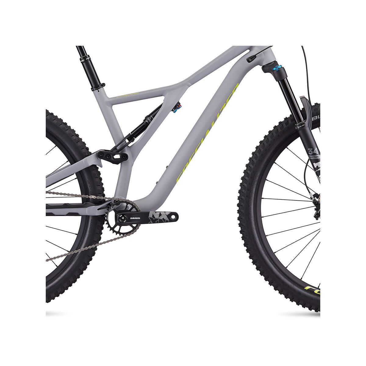 Specialized Stumpjumper Comp Alloy 29, satin cool gray/team yellow - Bild 5