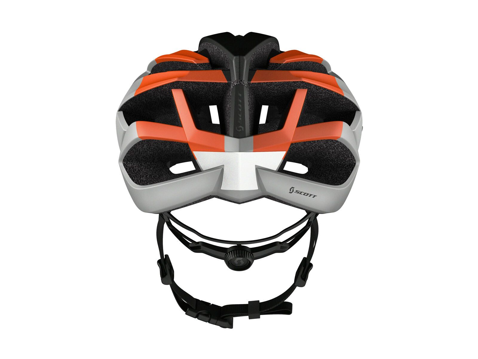 Scott Arx Helmet, grey/orange - Bild 4