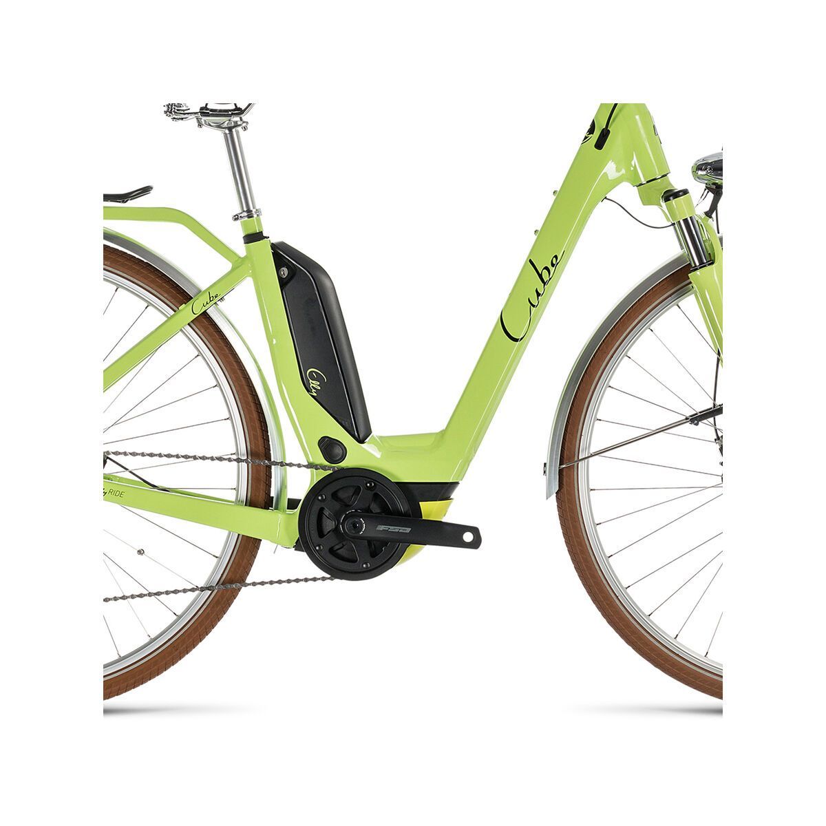 Cube Elly Ride Hybrid 500, green´n´black - Bild 3
