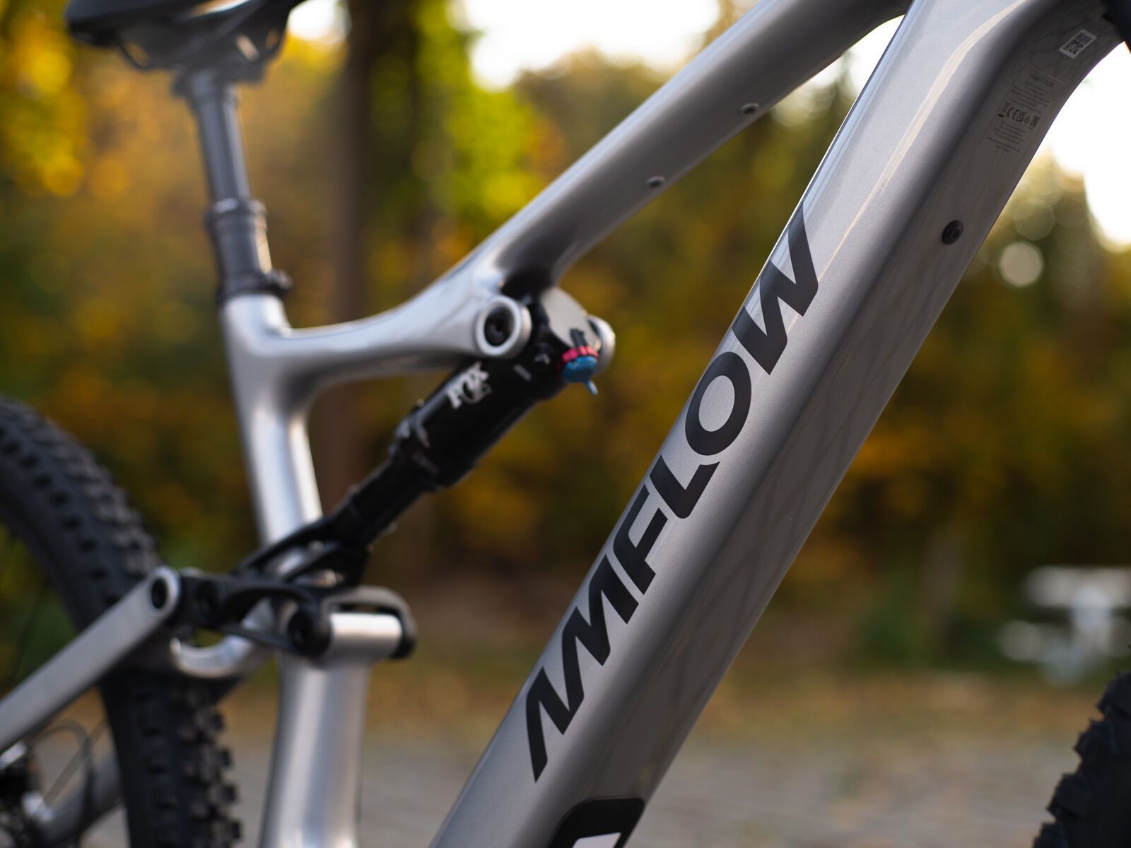 Amflow PL Carbon SRAM GX - 800 Wh, satin silver - Bild 8
