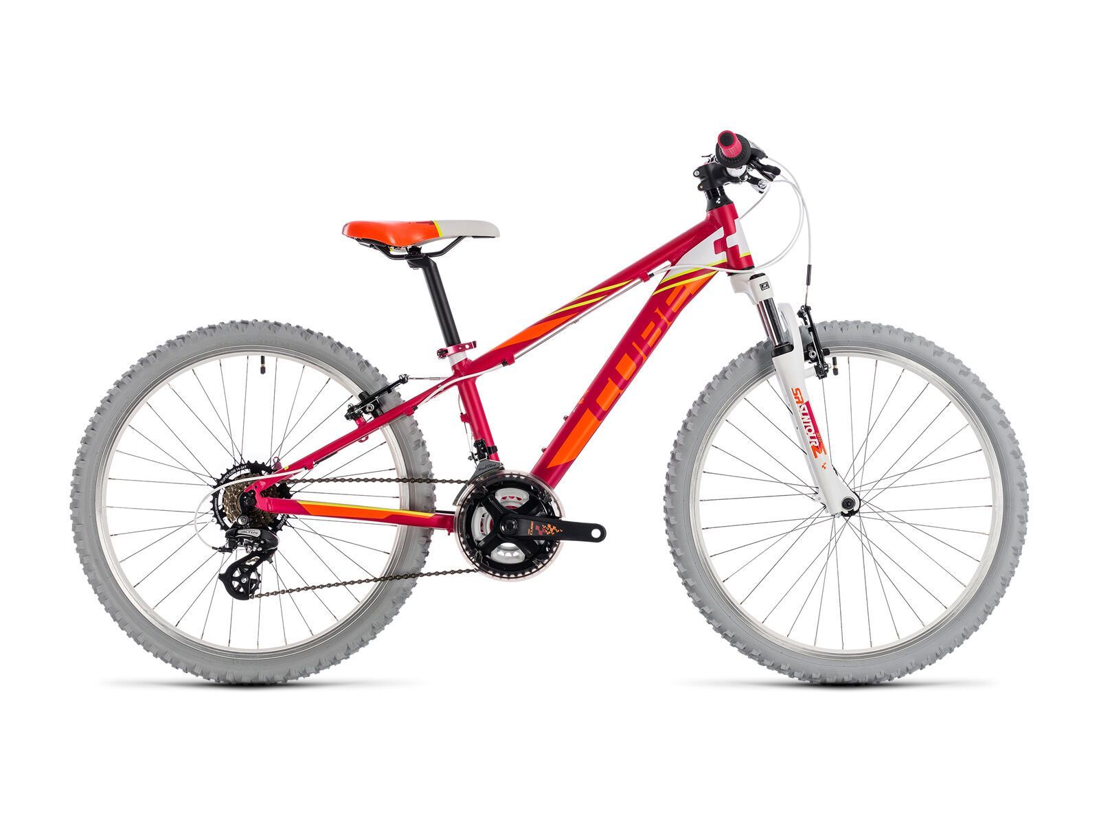 Cube Kid 240 Girl, berry´n´white - Bild 1