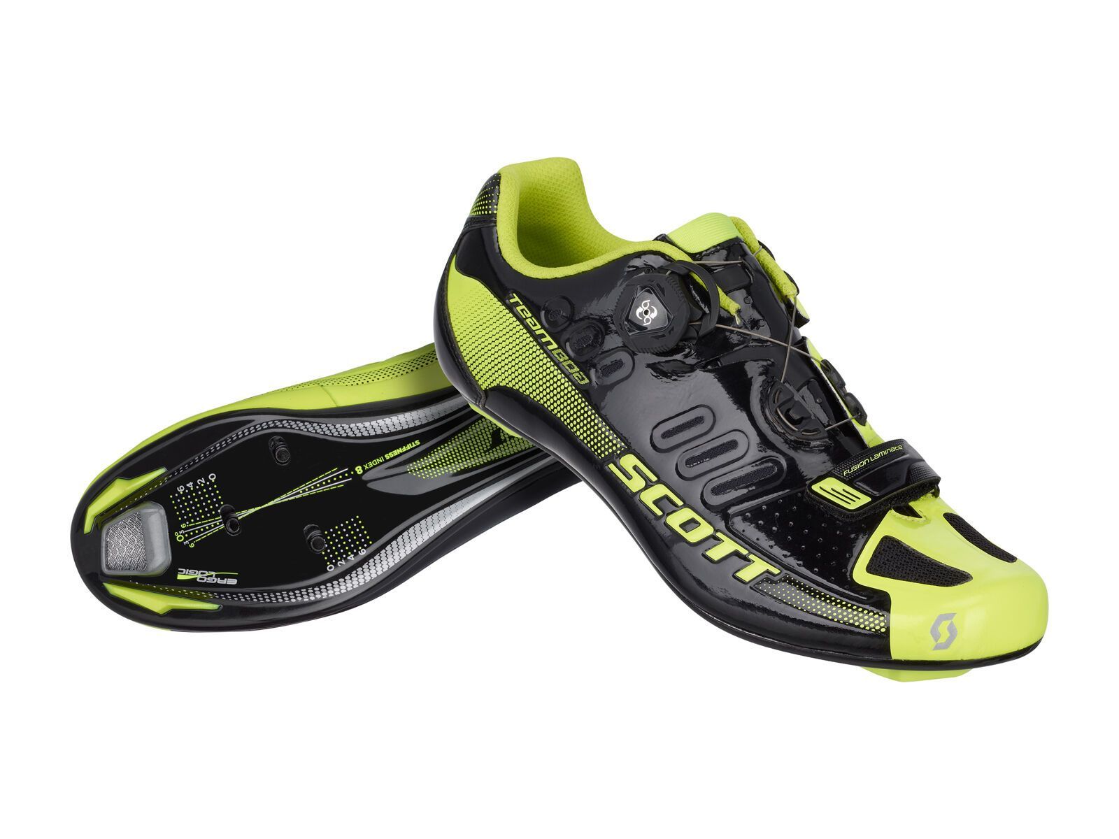 Scott Road Team Boa, black/neon yellow - Bild 1
