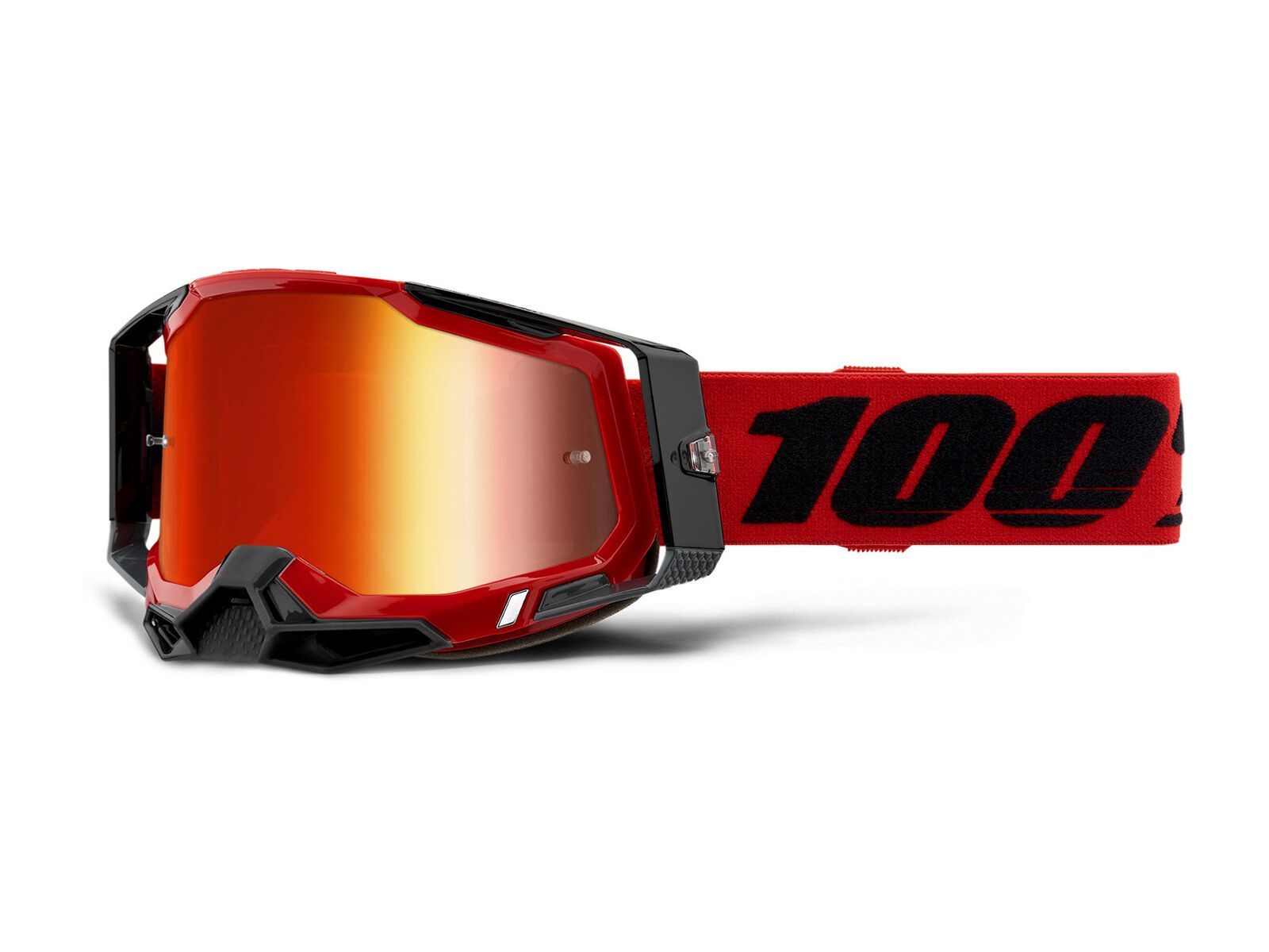 100% Racecraft 2 Goggle - Mirror Red, red - Bild 1