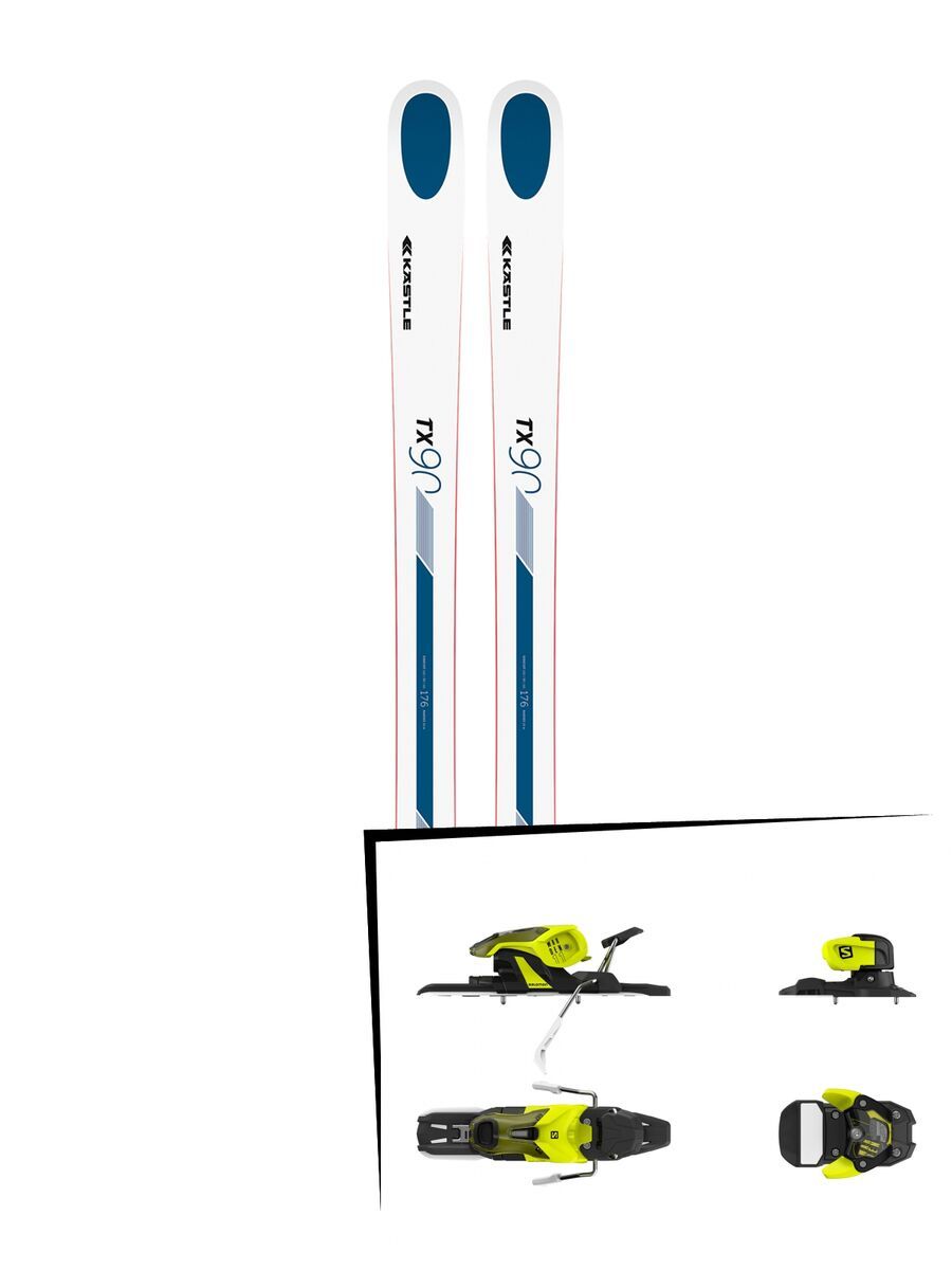 Set: Kästle TX90 2019 + Salomon Warden 11 yellow/black - Bild 1