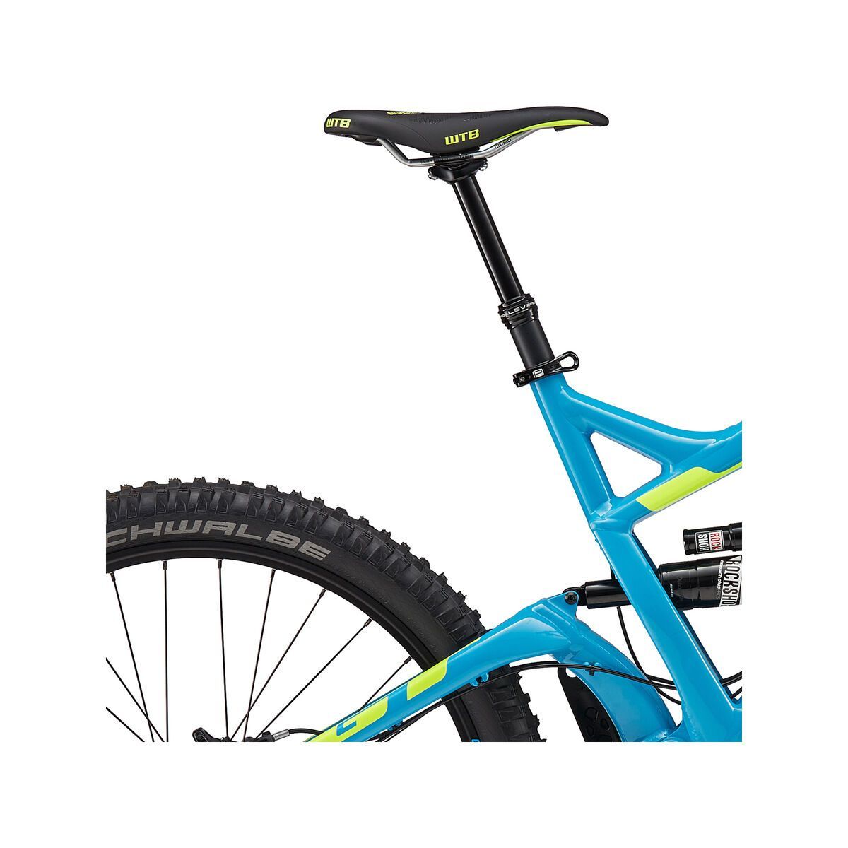 GT Sanction Pro SRAM, process cyan & neon yellow - Bild 5