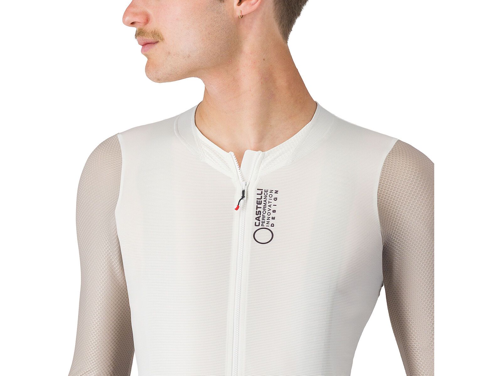 Castelli Corretto LS Jersey, ivory/clay-black - Bild 3