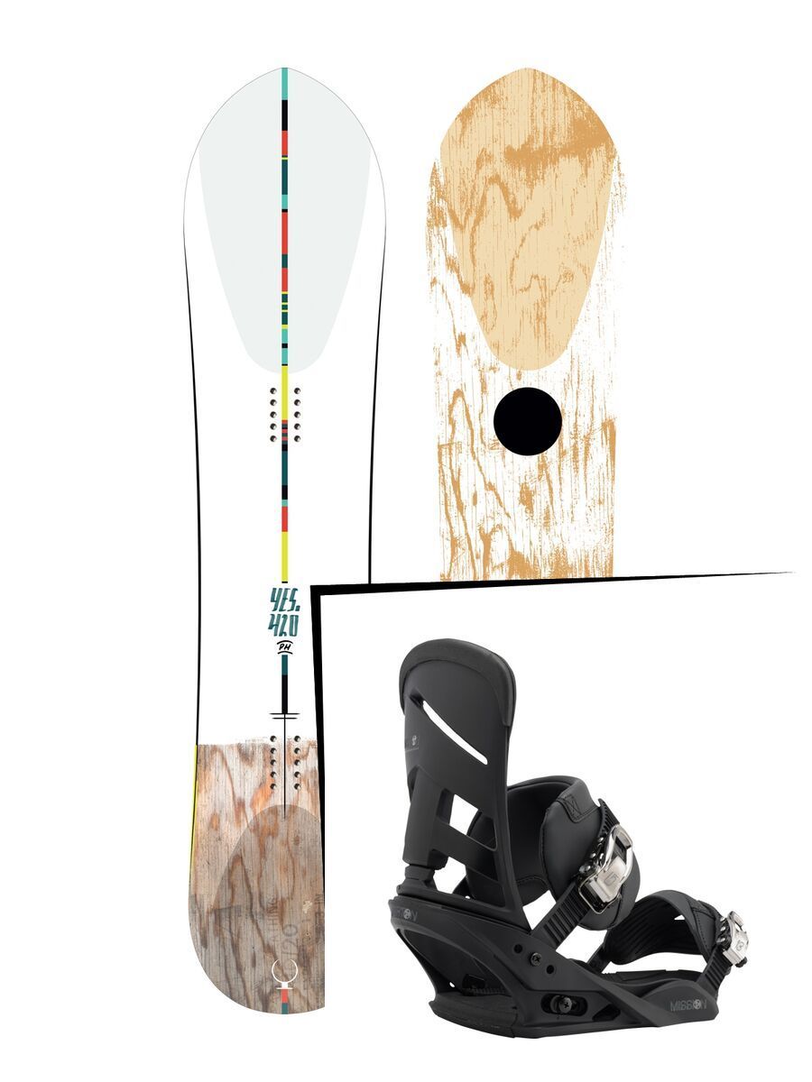 Set: Yes The 420 Powder Hull 2017 + Burton Mission (1712873S) - Bild 1