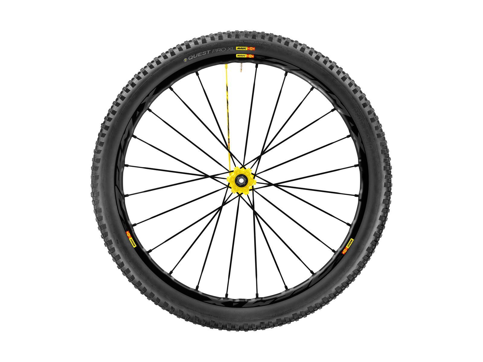 Mavic Deemax Pro 27.5 Boost, black/yellow - Bild 1