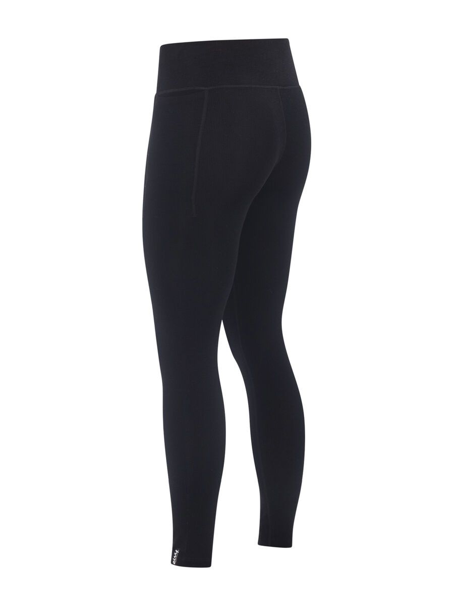 Eivy Pocket Merino Wool Rib Tights, black - Bild 2