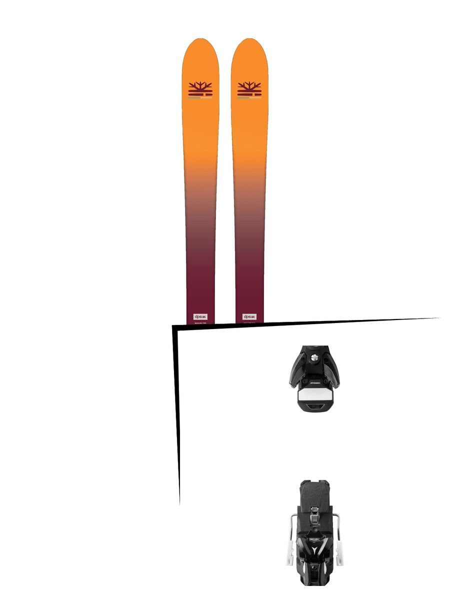 Set: DPS Skis Wailer F99 Foundation 2018 + Atomic STH 13 WTR black/gun metal - Bild 1