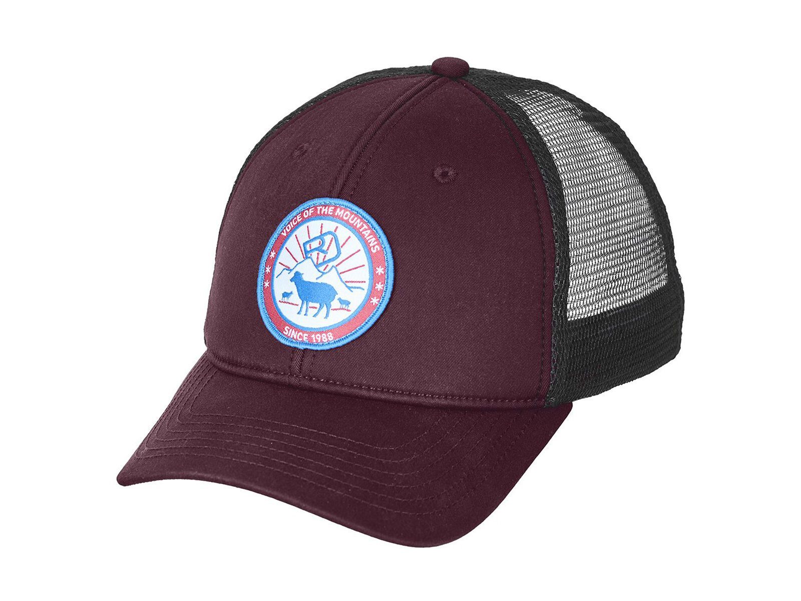 Ortovox Stay In Sheep Trucker Cap, dark wine - Bild 1