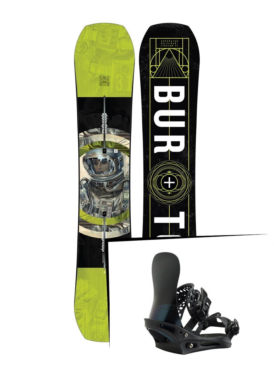 Set: Burton Paramount 2019 + Burton X-Base black matte - Bild 1