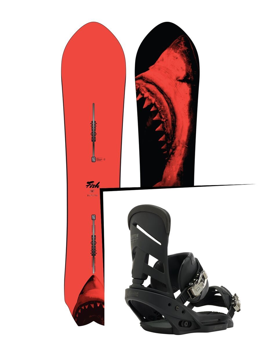 Burton Set: Fish Small 2016 + Burton Mission EST - Bild 1