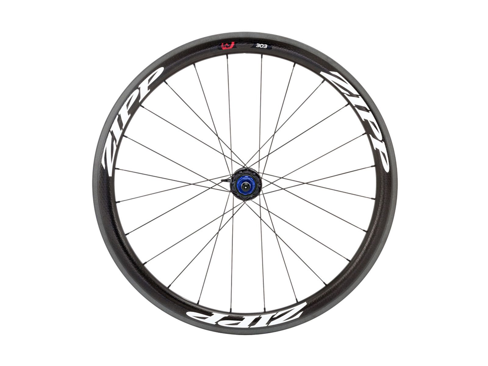 Zipp 303 Firecrest Carbon Clincher, schwarz / mattweisse Aufkleber - Bild 2