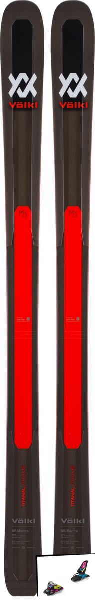 Set: Völkl M5 Mantra 2019 + Marker Squire 11 ID black/pink/blue - Bild 1