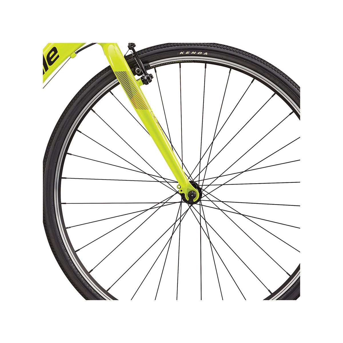 Cannondale Quick 7, neon spring w/ jet black and charcoal grey, reflective detail, gloss - NSP - Bild 2