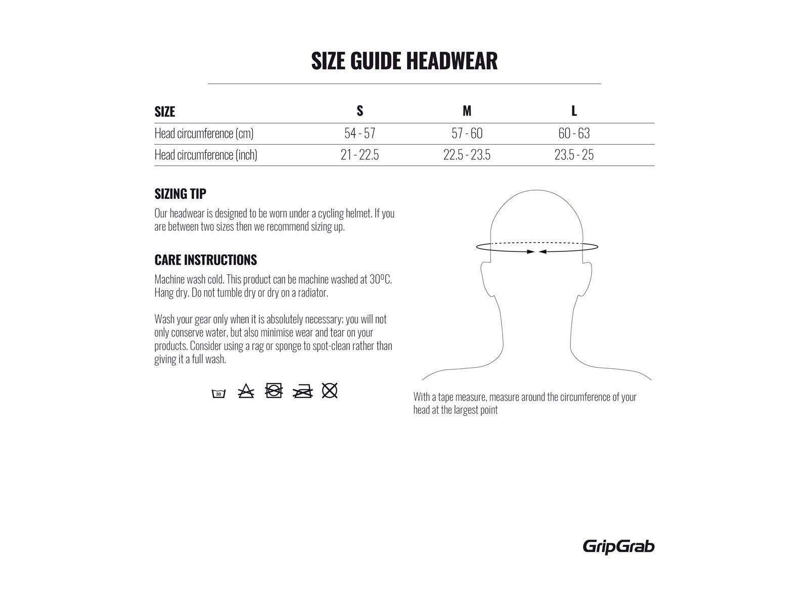 GripGrab Thermo Windproof Winter Skull Cap, black - Bild 8