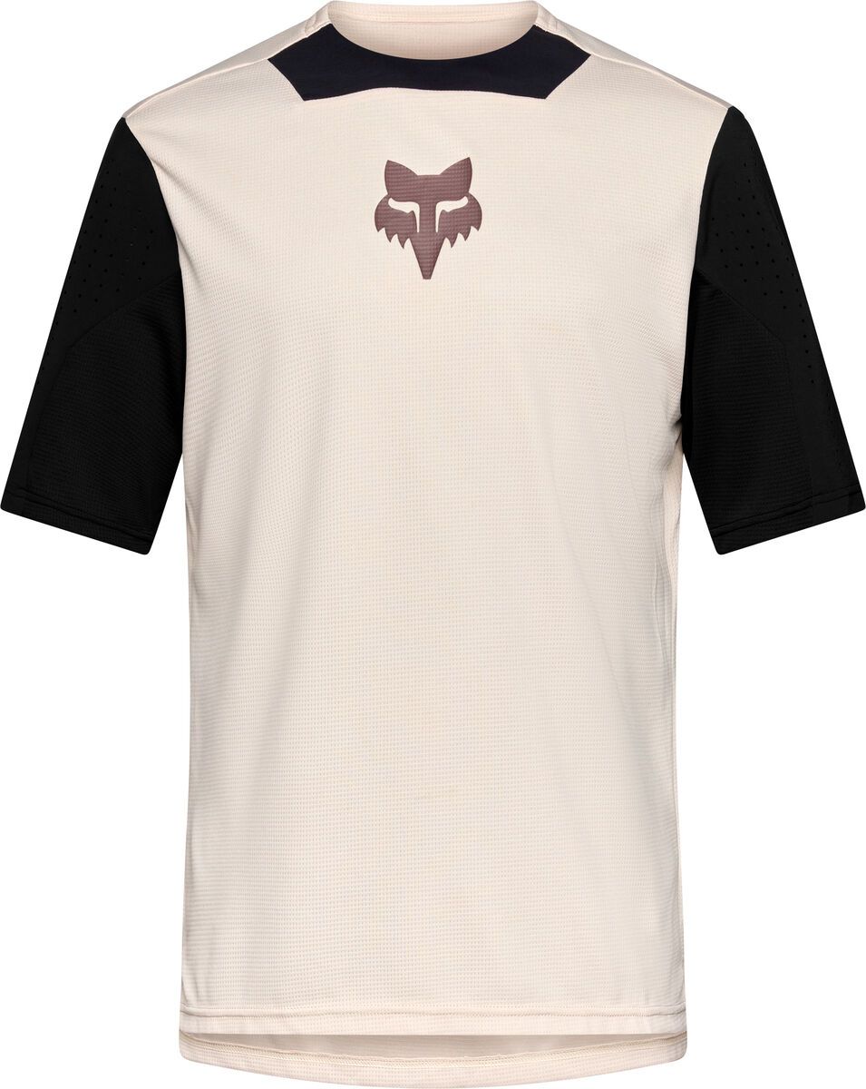 Fox Youth Defend Short Sleeve Jersey Park SE, chalk - Bild 2