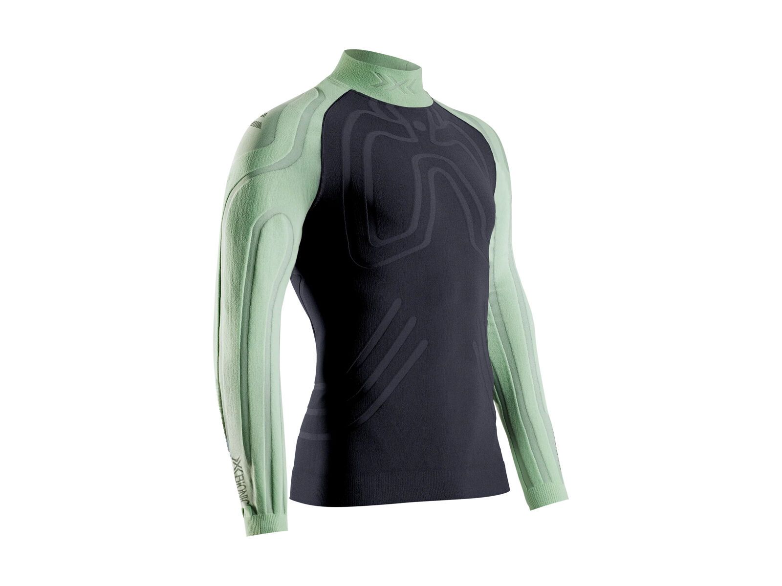 X-Bionic Heatloop Shirt LS Men, digital lime/x black - Bild 1