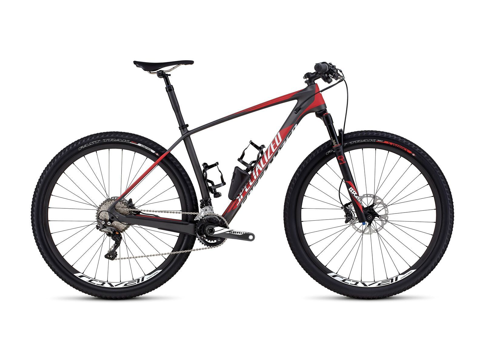 Specialized Stumpjumper HT Expert Carbon 29, satin charcoal tint carbon/red/white - Bild 1