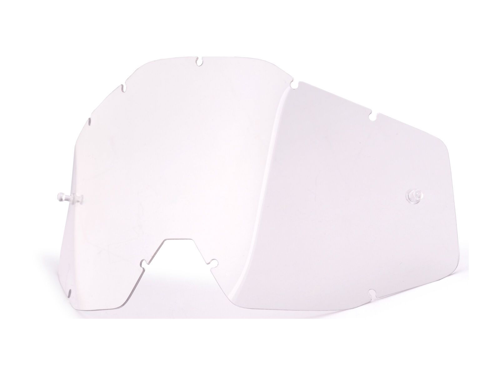 100% Racecraft inkl. Wechselscheibe, abyss black/Lens: mirror silver, clear - Bild 2