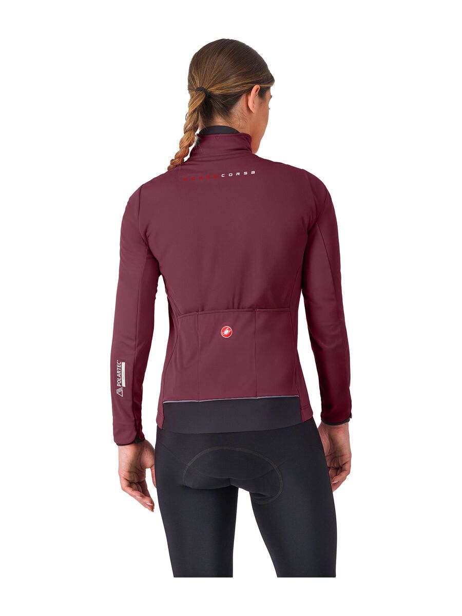 Castelli Alpha 150 W Jacket, deep bordeaux/brilliant pink - Bild 2