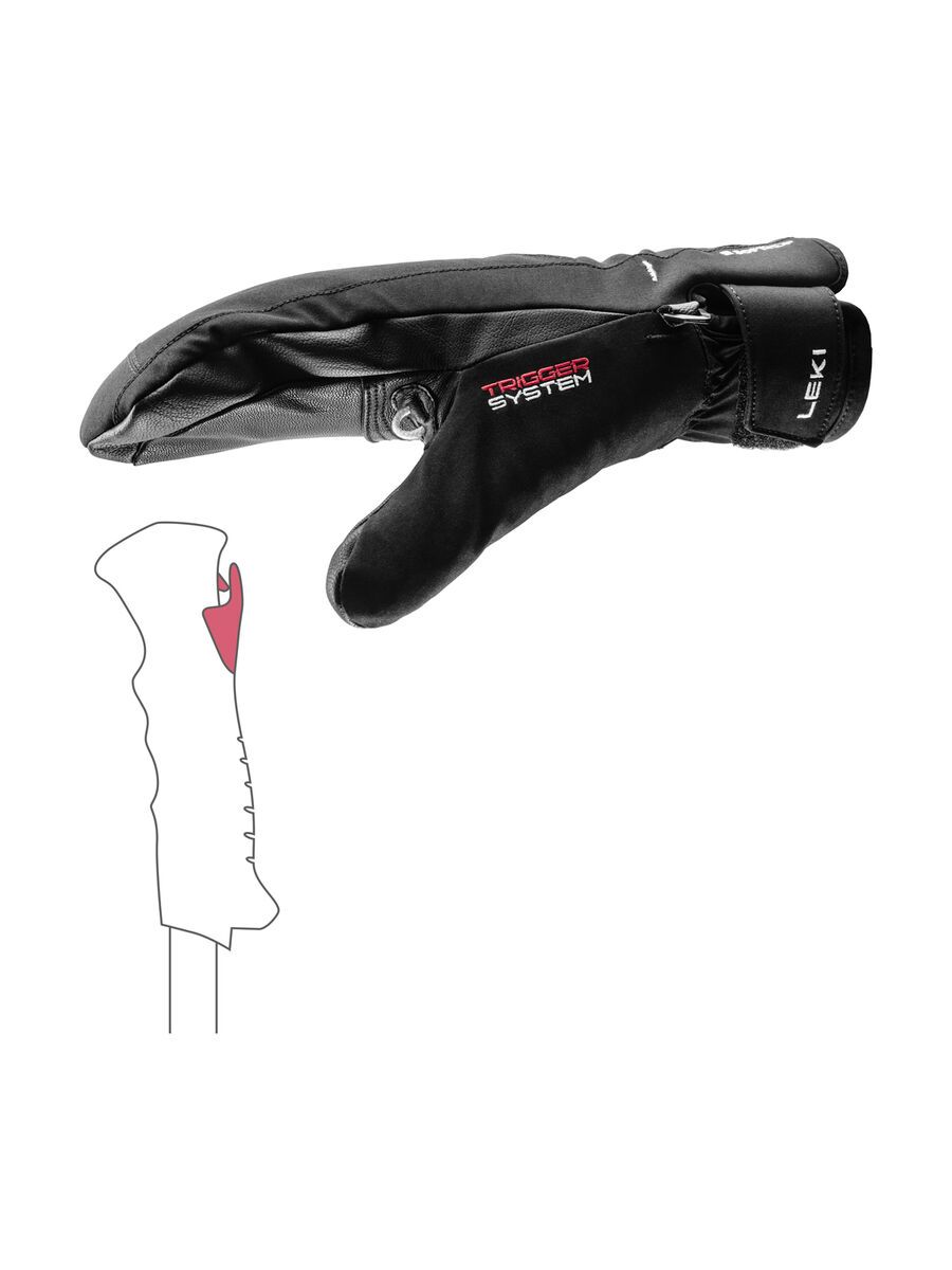Leki Cerro 3D Women Mitt, black - Bild 3
