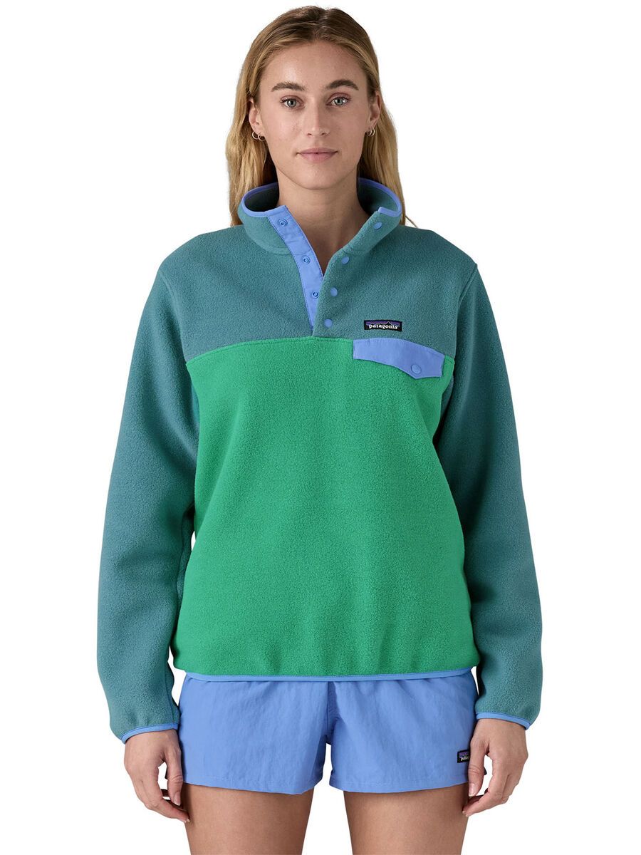 Patagonia Women's Lightweight Synchilla Snap-T Pullover, heartleaf green - Bild 2