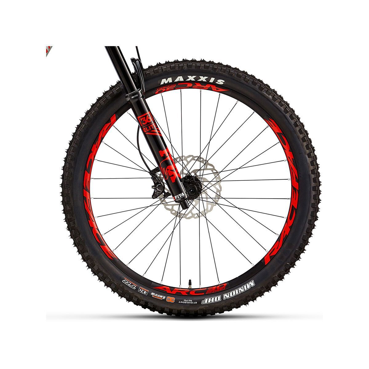 Rocky Mountain Altitude Carbon 70, fox racing grey/black in black/flaming lips - Bild 4