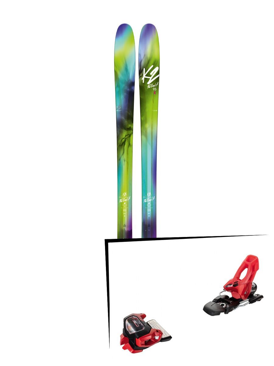 Set: K2 SKI FulLUVit 95Ti 2018 + Tyrolia Attack² 11 GW red - Bild 1