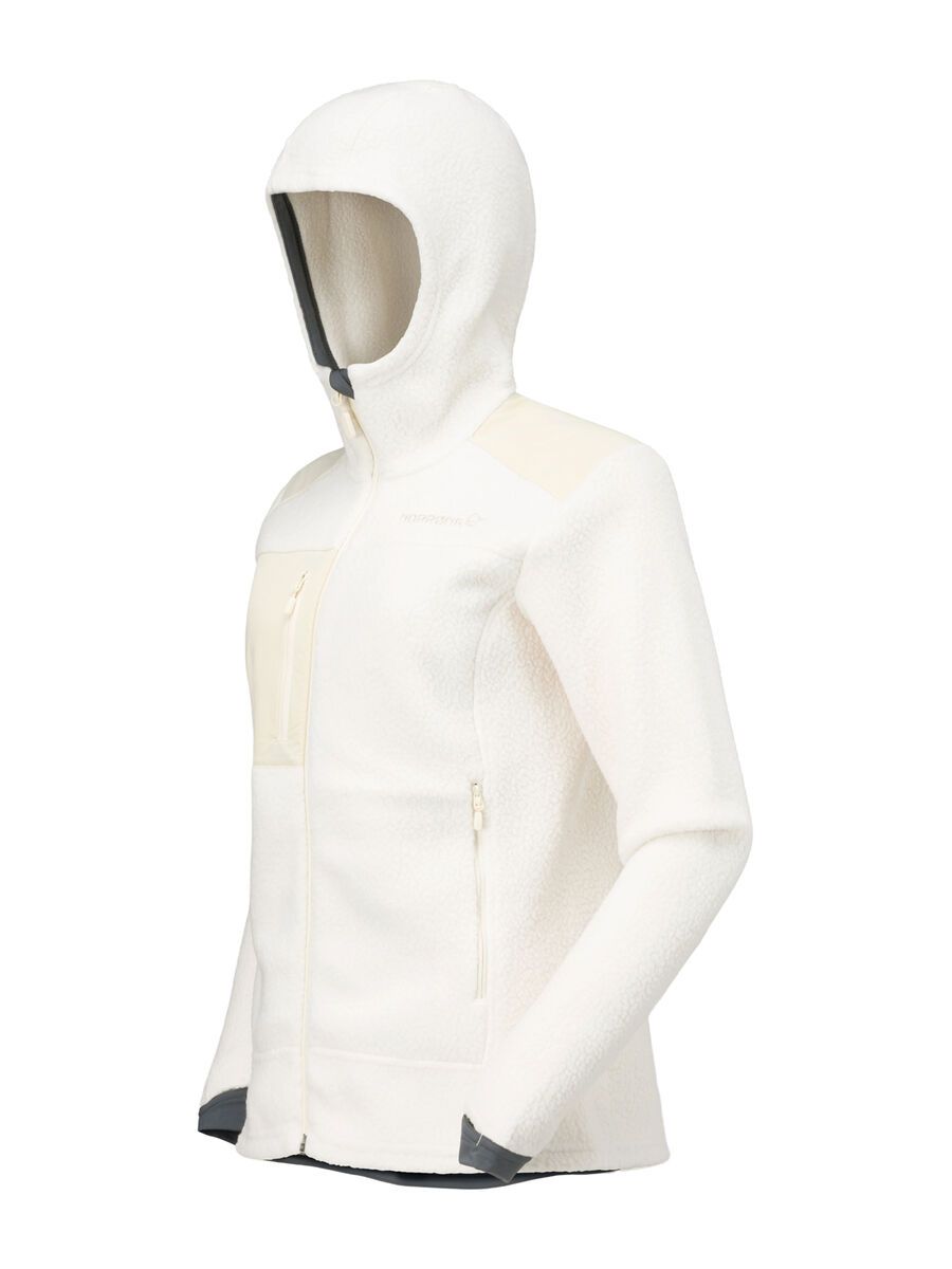 Norrona trollveggen warm3 Zip Hood W's, whisper white - Bild 3