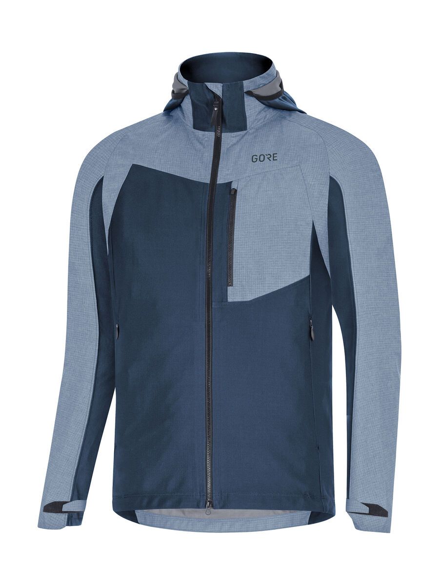 GOREWEAR C5 Gore-Tex Infinium Hybrid Kapuzenjacke, deep water blue - Bild 1
