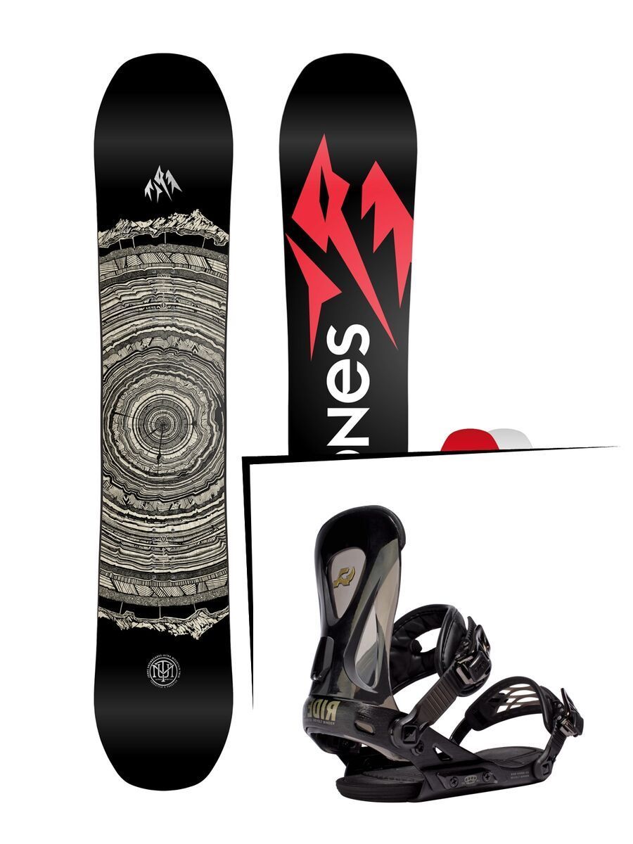 Set: Jones Ultra Mountain Twin 2017 + Ride Revolt (1178203S) - Bild 1