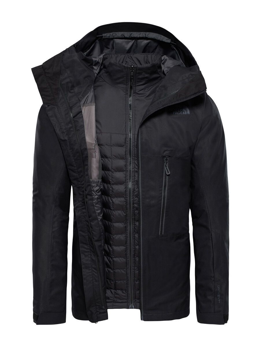 The North Face Mens Thermoball Snow Triclimate Jacket, tnf black/tnf black - Bild 2