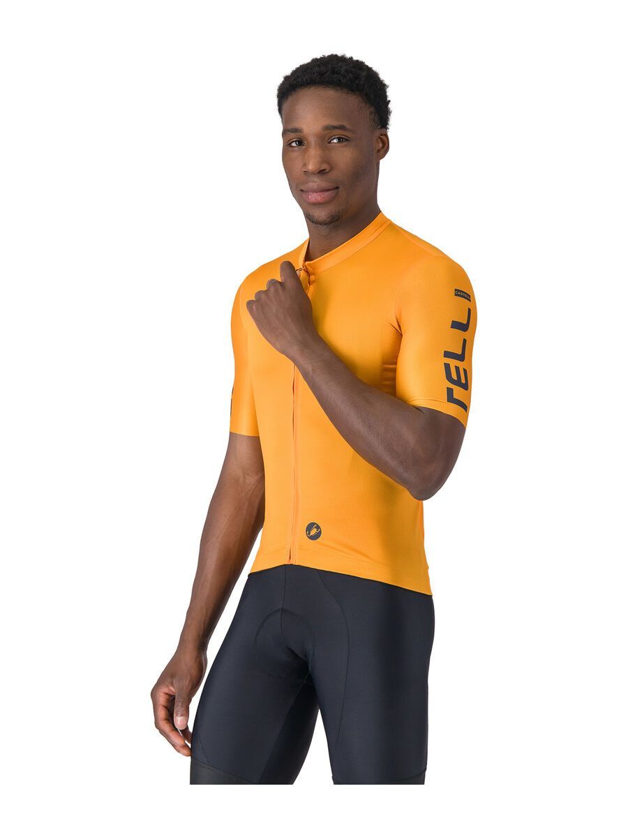 Castelli Entrata Apex Jersey, vivid orange/twilight blue - Bild 2
