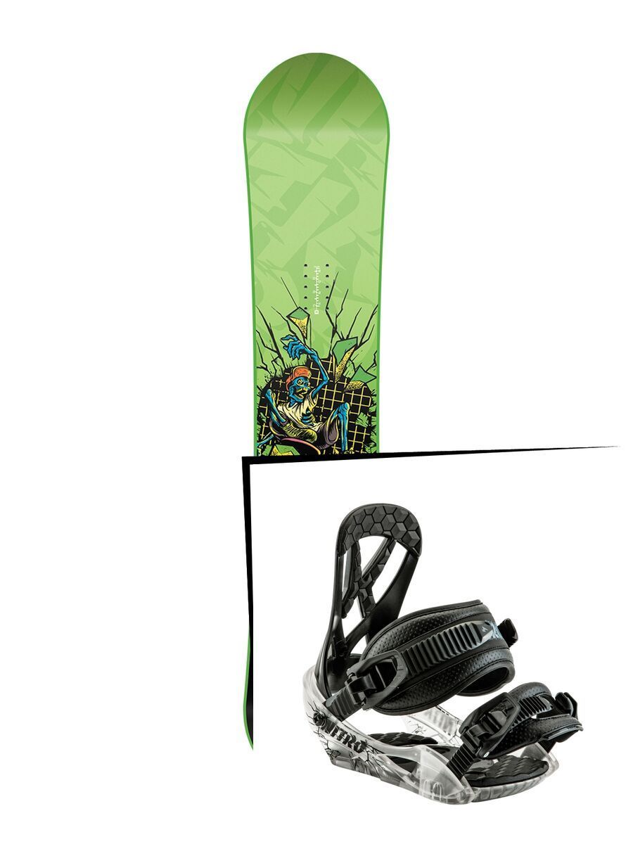 Set: Nitro Ripper Youth 2017 + Nitro Ripper 2017, black - Snowboardset - Bild 1