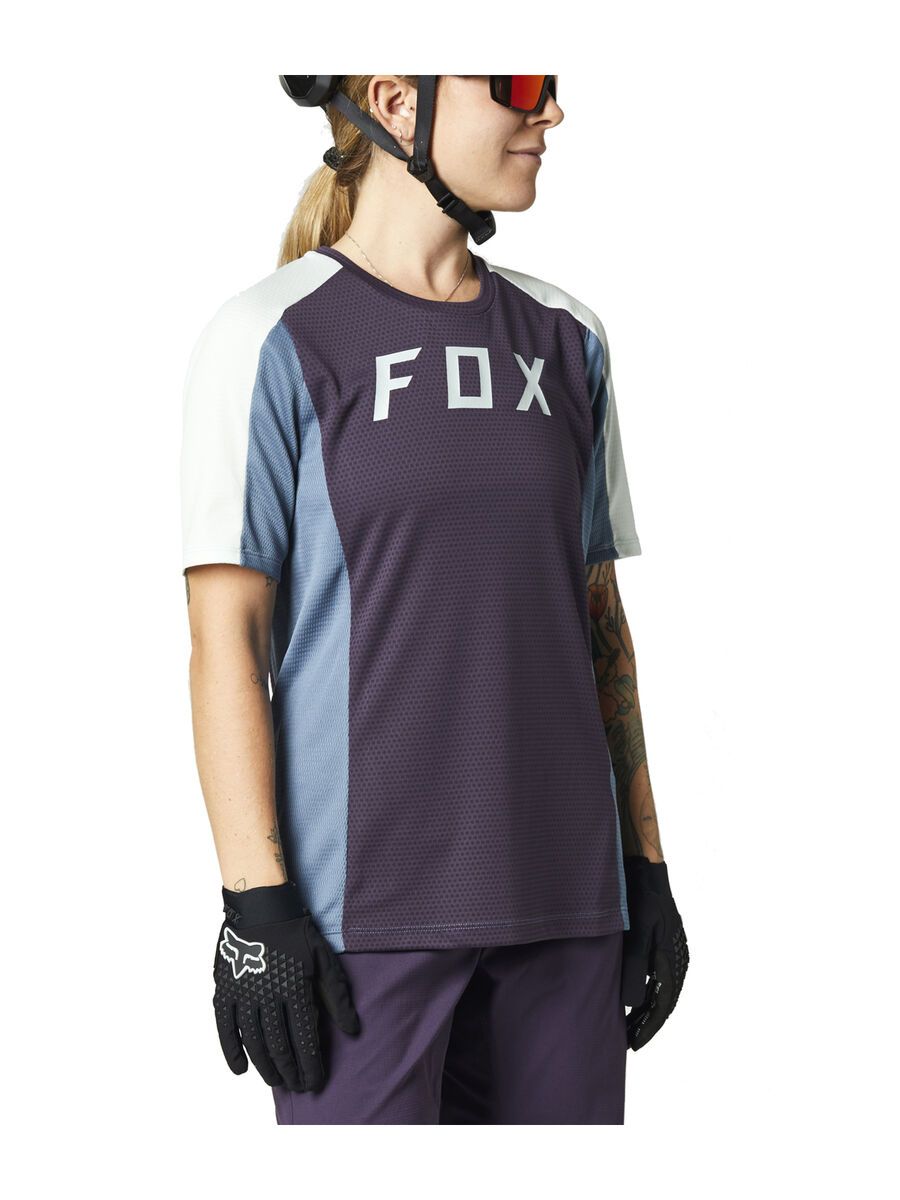 Fox Womens Defend SS Jersey, dark purple - Bild 1