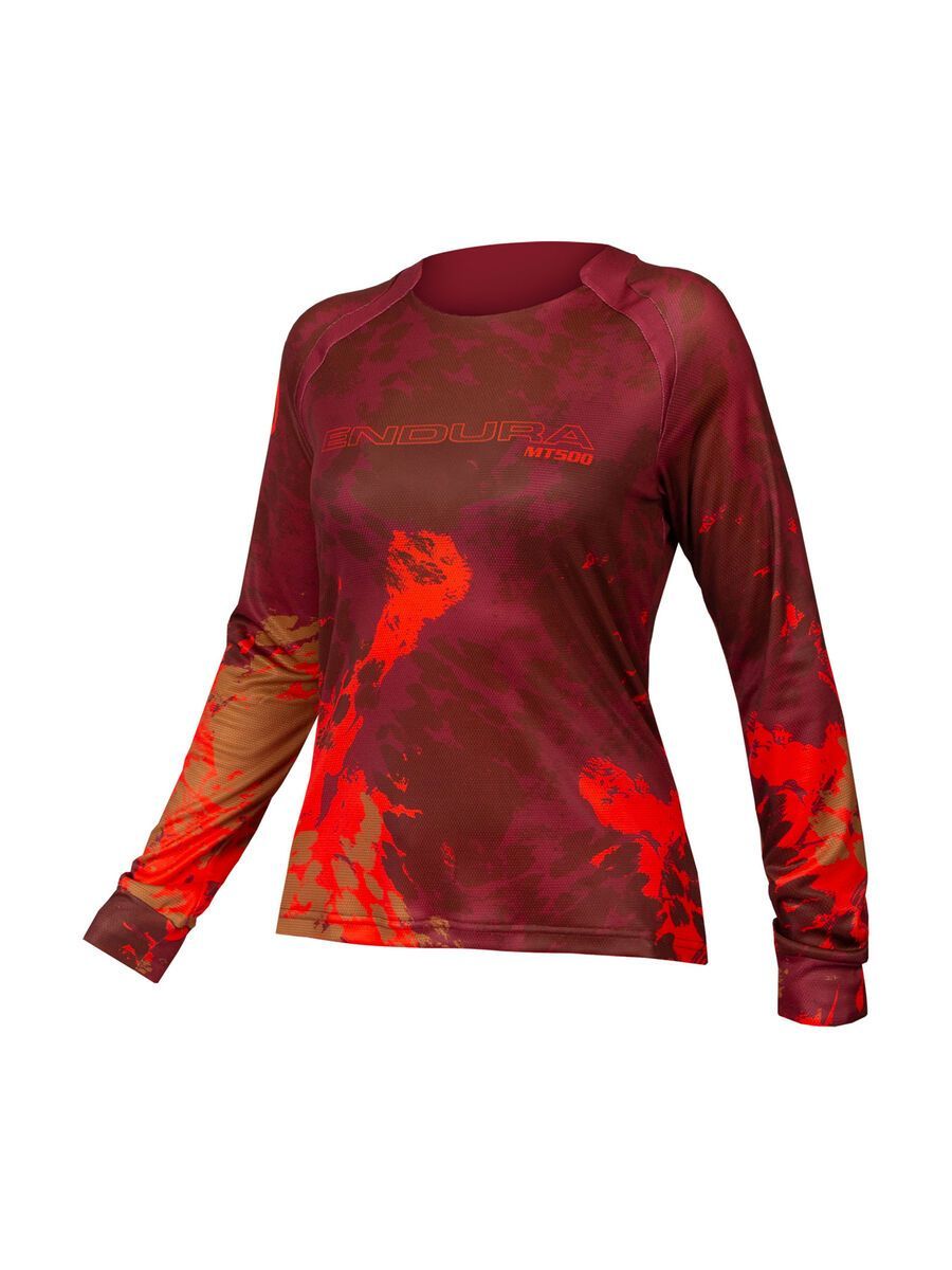 Endura Women's MT500 Animo L/S Jersey, paprika - Bild 1