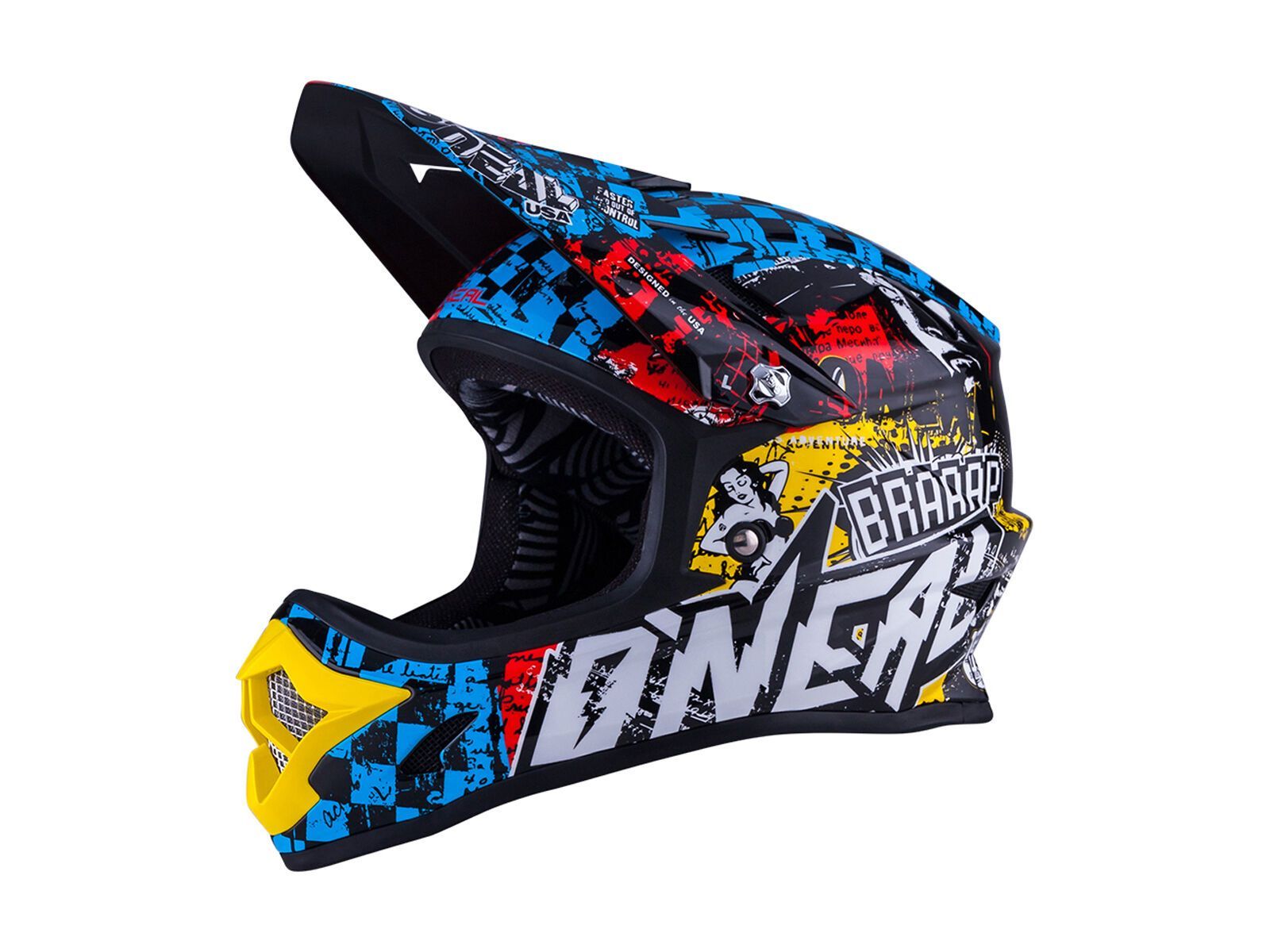 ONeal Fury Fidlock DH Helmet Evo Wild, multi - Bild 1