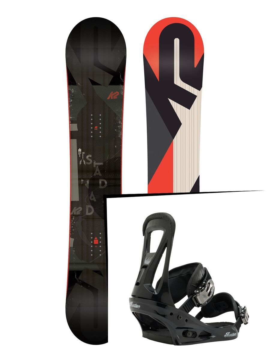 Set: K2 Standard Wide 2018 + Burton Freestyle black - Bild 1