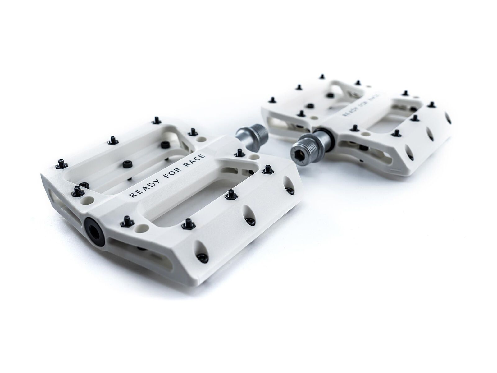 Cube RFR Pedale Flat HPP, white - Bild 2