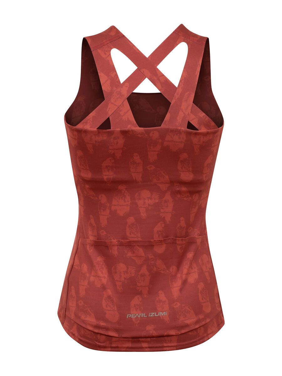 Pearl Izumi W Symphony Tank, burnt rust/adobe birds - Bild 2