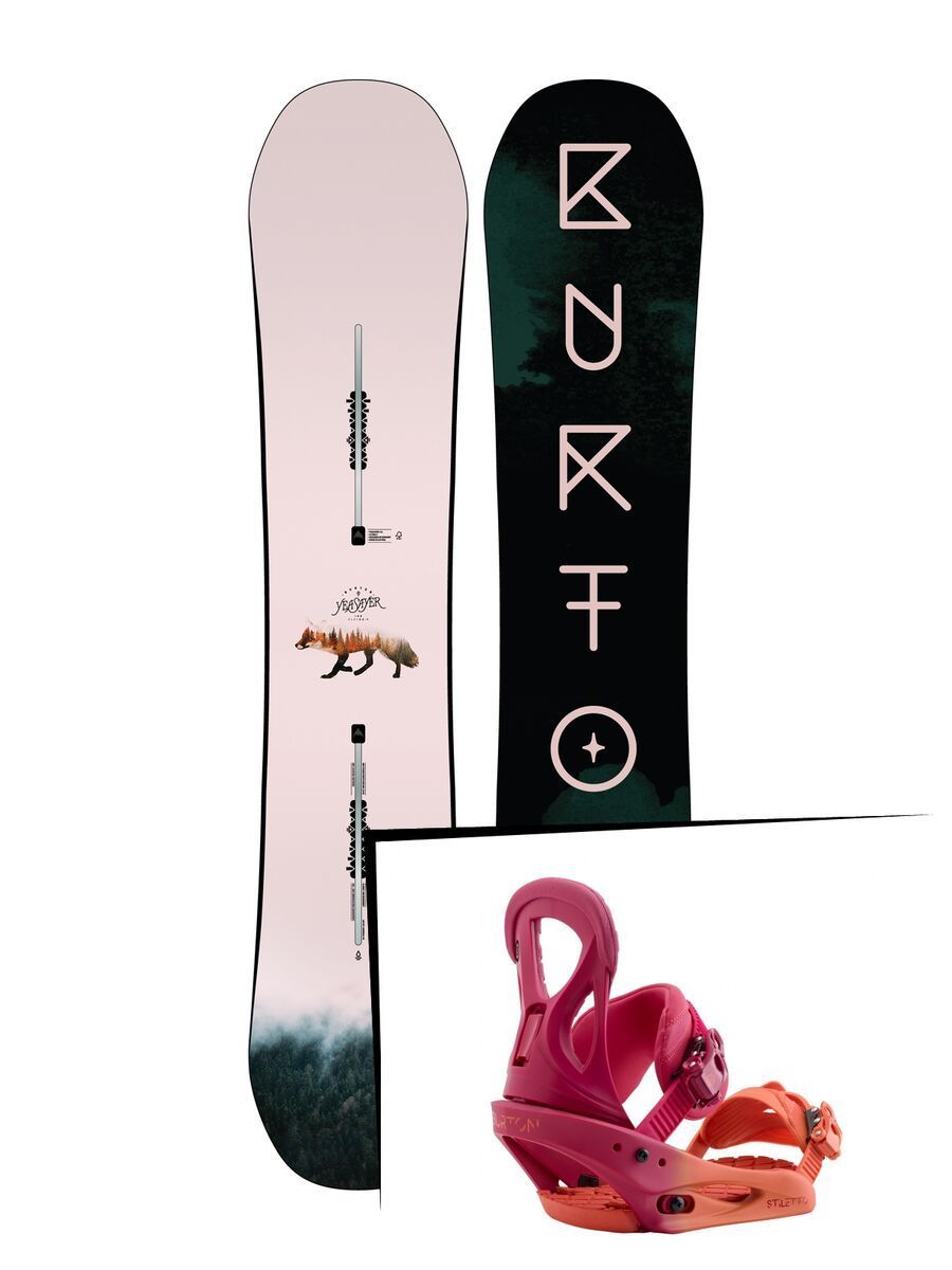 Set: Burton Yeasayer Flying V 2019 +  Stiletto (2218489S) - Bild 1