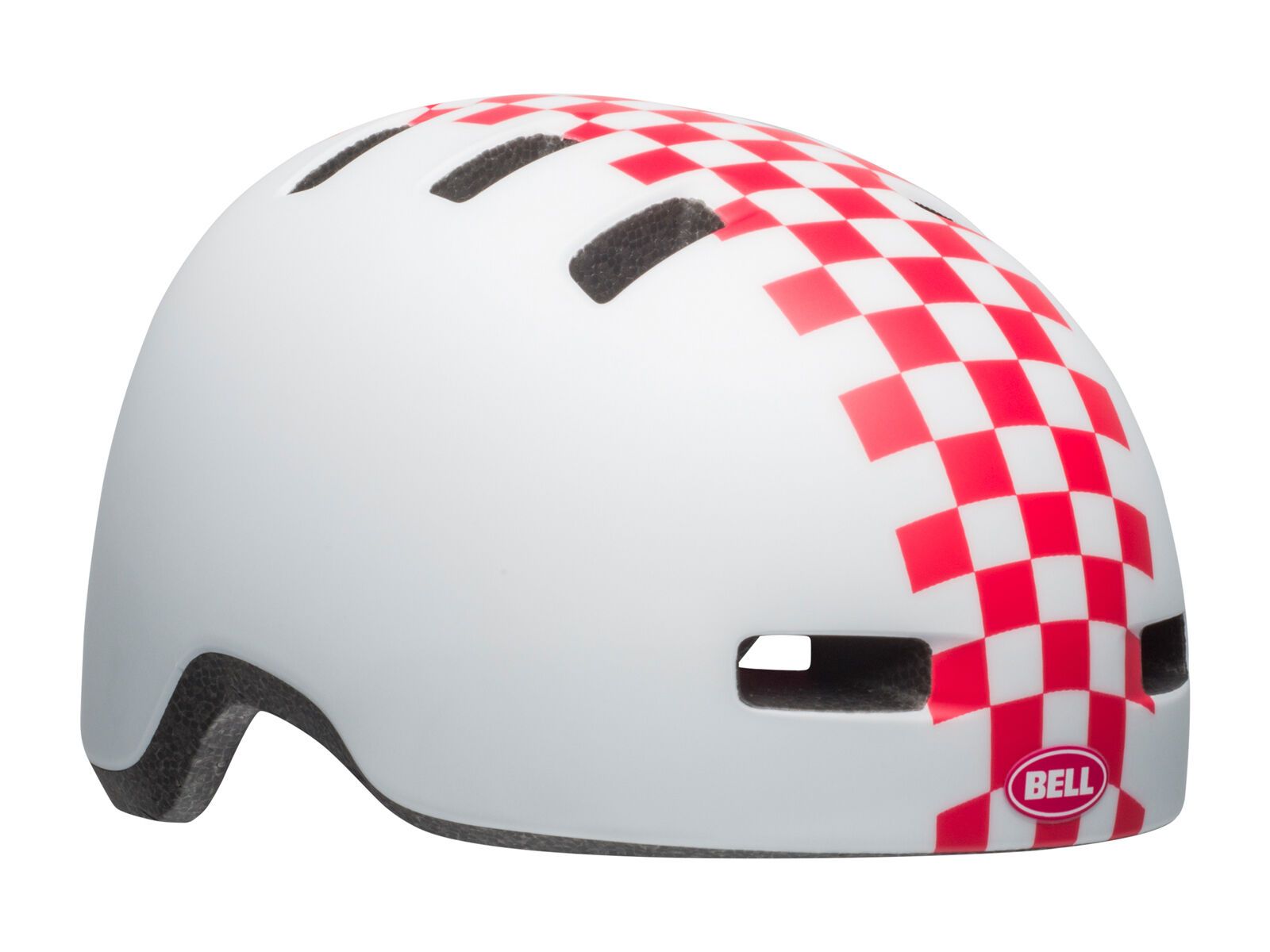 Bell Lil Ripper, matte white/pink checkers - Bild 2