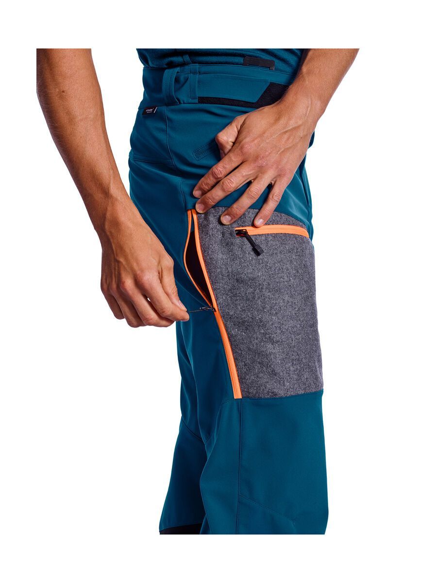 Ortovox Merino Naturtec Plus Pordoi Pants M, petrol blue - Bild 5
