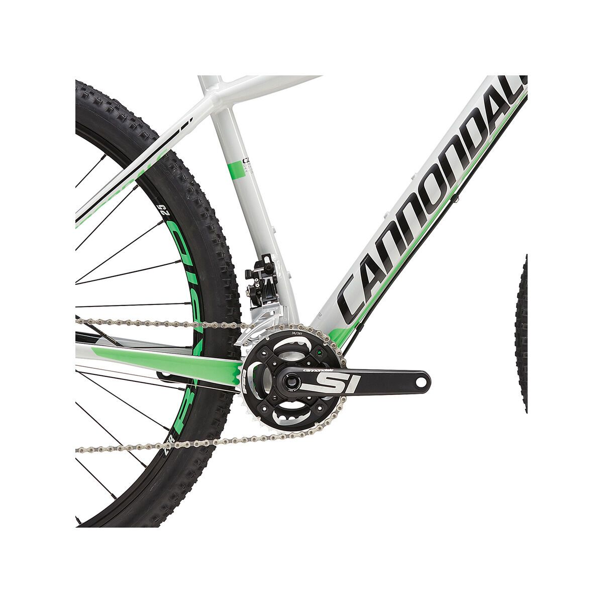 Cannondale F-SI 1 29, primer w/ nearly black and vizerker green, gloss - Bild 4